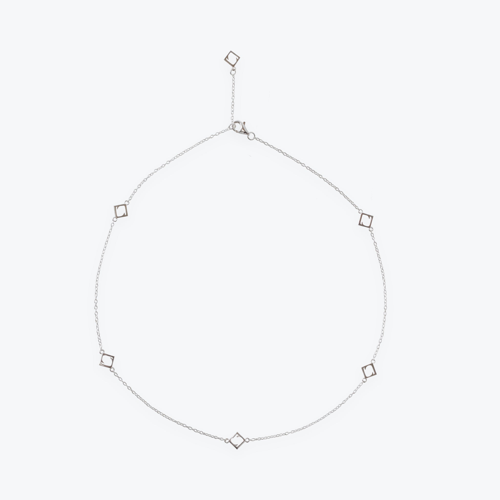 SQUARED L NECKLACE