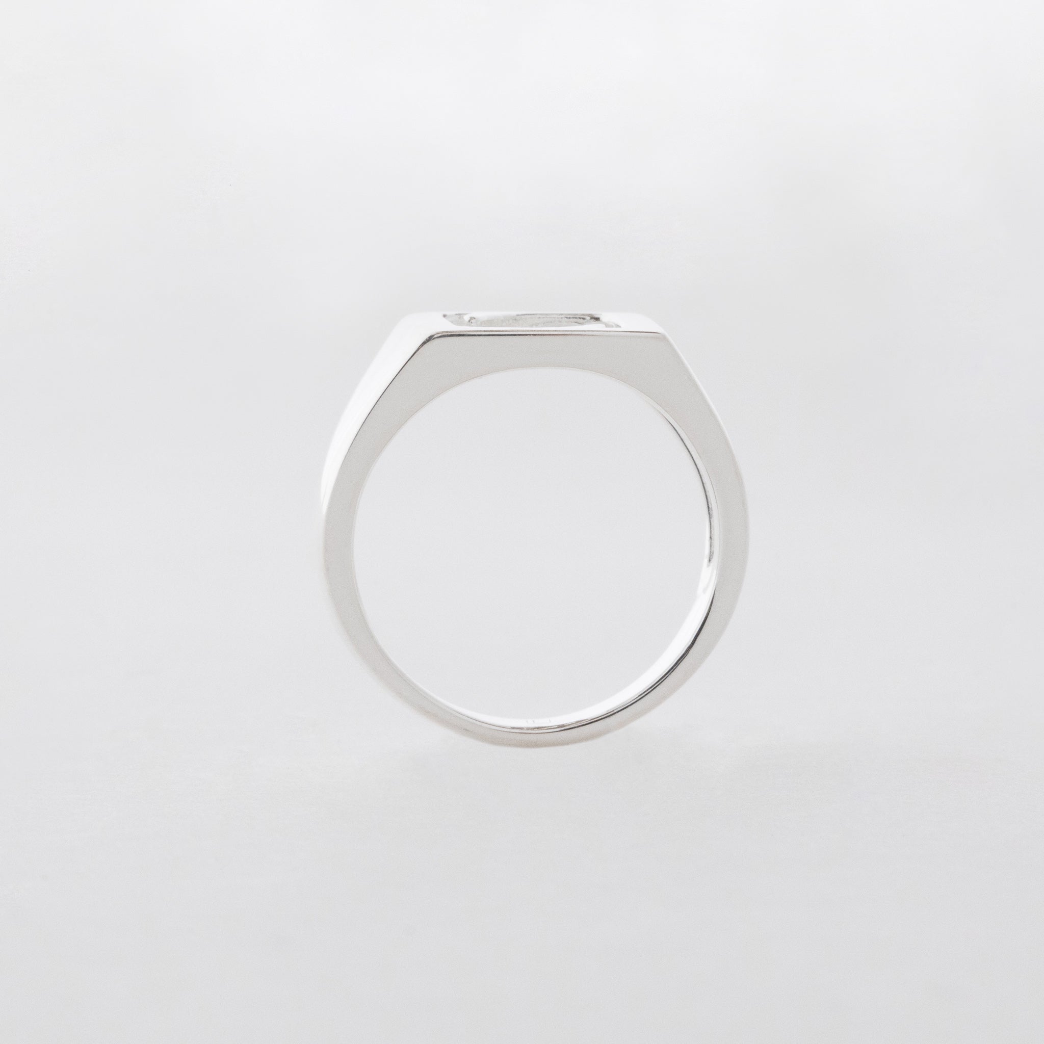 SQUARED L SIGNET RING