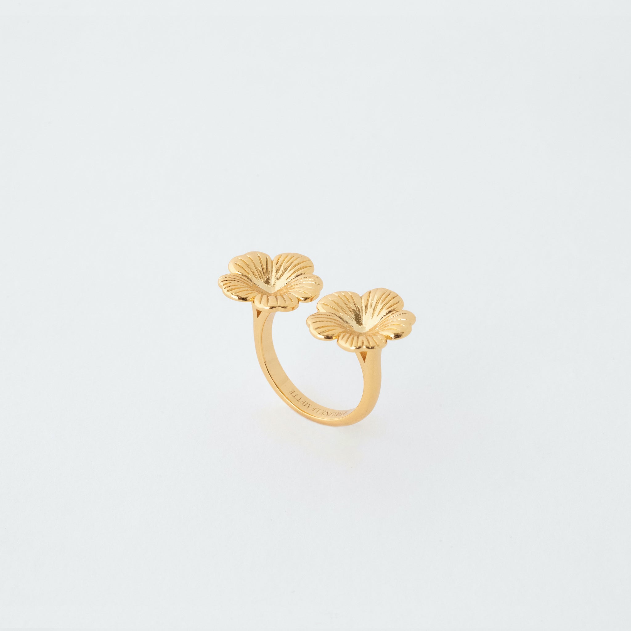 FLOWER RING K18 GOLD