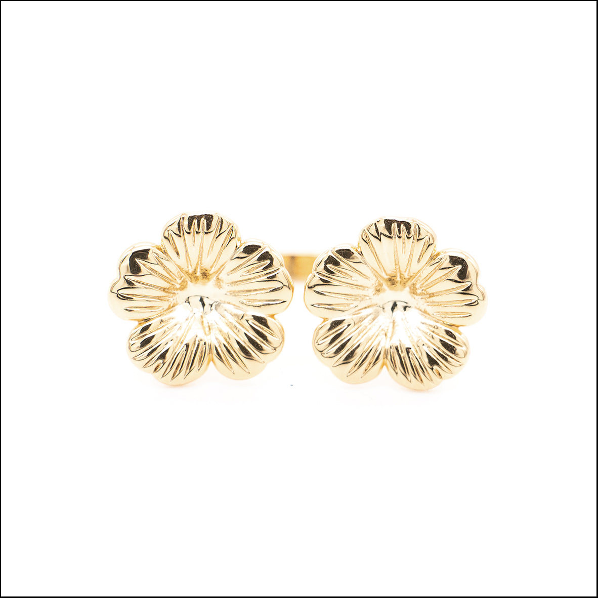 FLOWER RING K18 GOLD